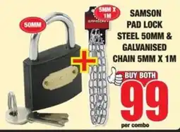 Boxer Build SAMSON PAD LOCK offer