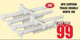 Boxer Build APS CURTAIN TRACK DOUBLE WHITE offer