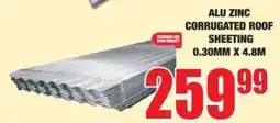 Boxer Build ALU ZINC CORRUGATED ROOF SHEETING offer