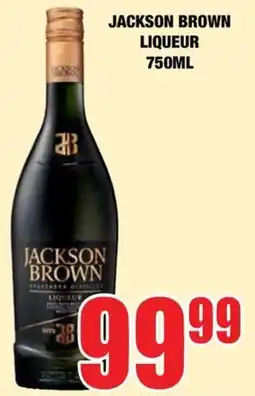 Boxer Liquors Jackson Brown Liqueur offer
