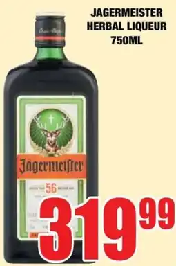 Boxer Liquors Jägermeister Herbal Liqueur offer
