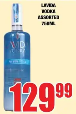 Boxer Liquors Lavida Vodka Assorted offer