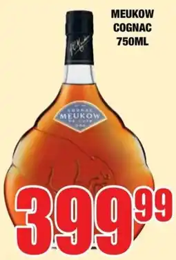 Boxer Liquors Meukow Cognac offer