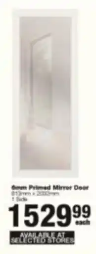 Build It 6mm Primed Mirror Door offer