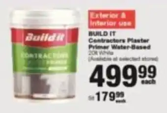 Buildit Contractors Plaster Primer Water-Based