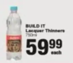 Build It Build It Lacquer Thinners offer