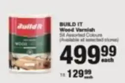 Build It Build It Wood Varnish offer