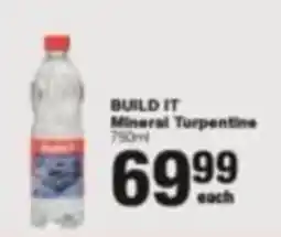 Build It BUILD IT Mineral Turpentine offer