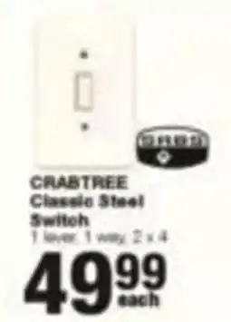 Build It CRABTREE Classic Steel Switch offer