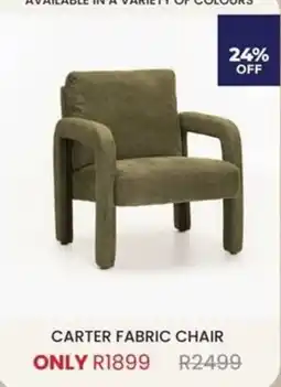 Decofurn CARTER FABRIC CHAIR offer
