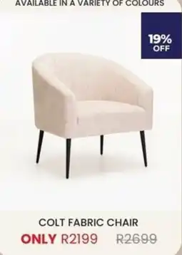 Decofurn COLT FABRIC CHAIR offer