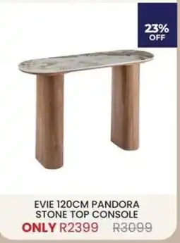 Decofurn EVIE 120CM PANDORA STONE TOP CONSOLE offer