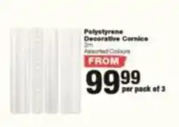 Build It Polystyrene Decorative Cornice Assorted offer