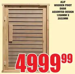 Boxer Build ALIF WOODEN PIVOT DOOR Assorted offer