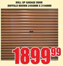 Boxer Build ROLL UP GARAGE DOOR BUFFALO BROWN offer