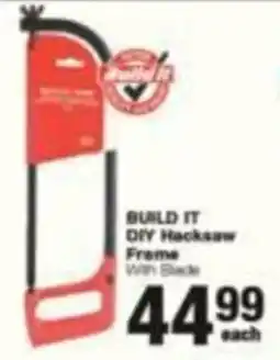 Build It BUILD IT DIY Hacksaw Frame With Blade offer