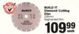 Build It BUILD IT Diamond Cutting Disc offer