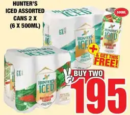 Boxer Liquors Hunter's Iced Assorted offer