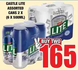 Boxer Liquors Castle Lite Assorted offer