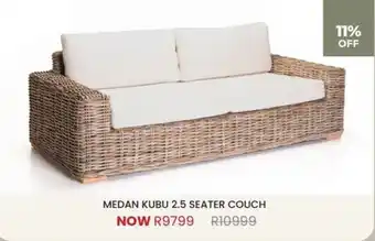 MEDAN KUBU 2.5 SEATER COUCH