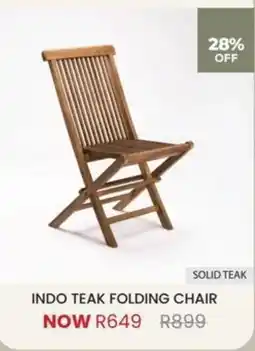 Decofurn INDO TEAK FOLDING CHAIR offer