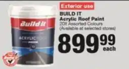 Build It Build It Acrylic Roof Paint Assorted offer