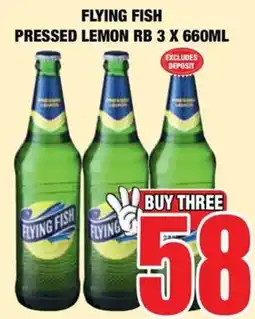 Boxer Liquors Flying Fish Pressed Lemon RB offer