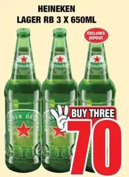 Boxer Liquors Heineken Lager RB offer