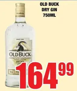 Boxer Liquors OLD BUCK DRY GIN offer