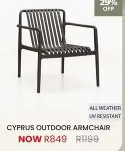 Decofurn CYPRUS OUTDOOR ARMCHAIR offer