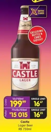 Shoprite Liquor Castle Lager Beer offer
