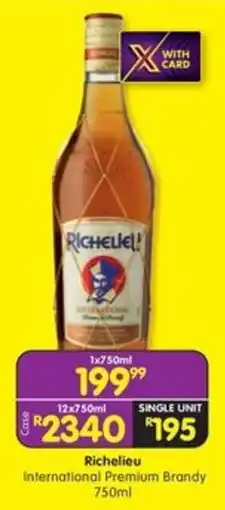 Shoprite Liquor Richelieu International Premium Brandy offer