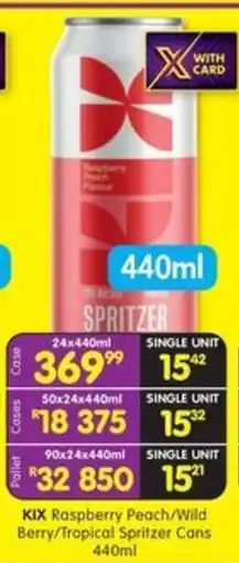 Shoprite Liquor KIX Spritzer offer