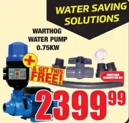 Boxer Build WARTHOG WATER PUMP offer