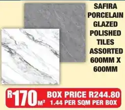 Boxer Build Safira Porcelain Glazed Polished Tiles Assorted offer