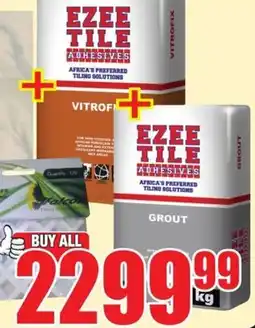Boxer Build EZEE TILE ADHESIVES offer