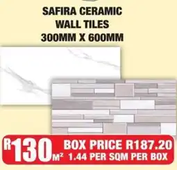 Boxer Build SAFIRA CERAMIC WALL TILES offer