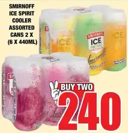 Boxer Liquors SMIRNOFF ICE SPIRIT COOLER Assorted offer
