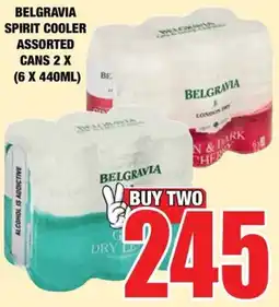 Boxer Liquors Belgravia Spirit Cooler Assorted offer
