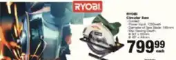 Build It RYOBI Circular Saw offer