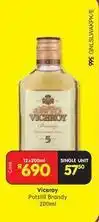 Shoprite Liquor Viceroy - potstill brandy 200ml offer