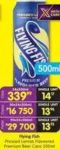 Shoprite Liquor Flying fish - pressed lemon flavoured premium beer cans offer
