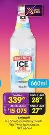 Shoprite Liquor Smirnoff - ice spin/storm/berry twist/pine twist spirit cooler offer