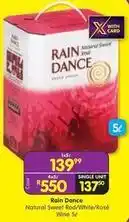 Shoprite Liquor Natural sweet red/white/rosé wine offer