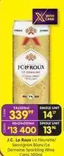 Shoprite Liquor La fleurette/sauvignon blanc/le domaine sparkling wine cans offer