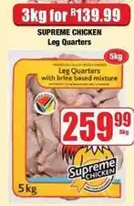 Boxer Supreme - leg quarters offer