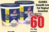 Boxer Clover - smooth low fat yoghurt offer