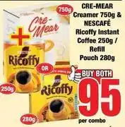 Boxer Ricoffy - creamer & instant coffee offer
