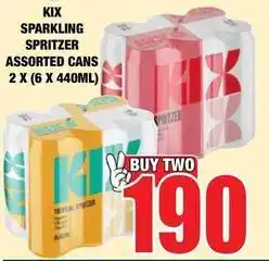 Boxer Sparkling spritzer assorted cans offer