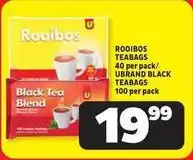 Usave Rooibos teabags offer
